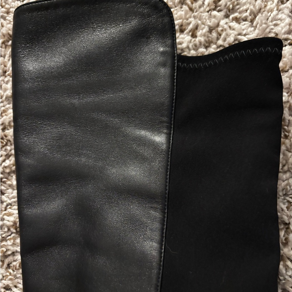 Stuart Weitzman black
over the knee Boots leather 8.5 - Picture 8 of 16
